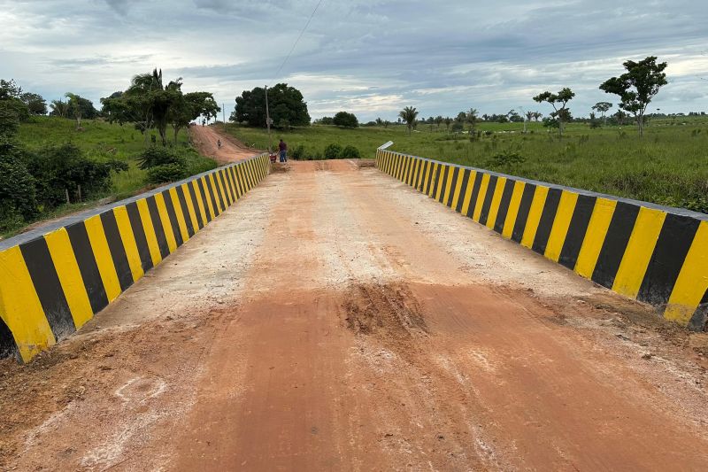 Governo do Pará entrega ponte sobre o Córrego do Barbeiro, em São João do Araguaia
