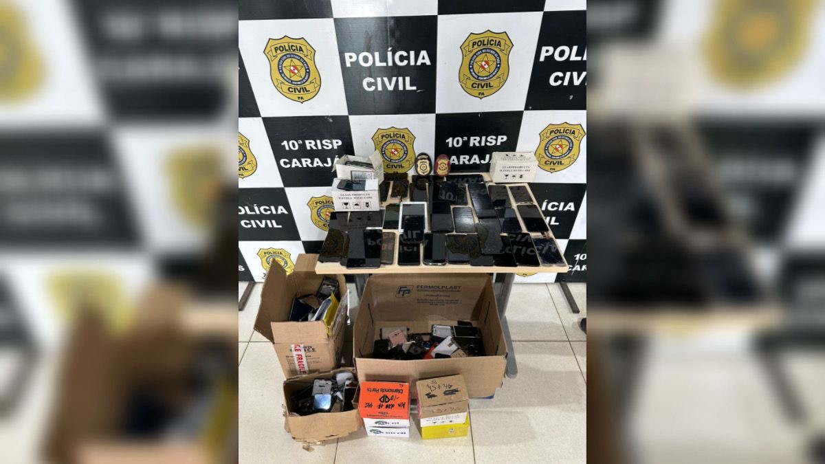 PC investiga assistências técnicas suspeitas de venderem celulares roubados em Marabá