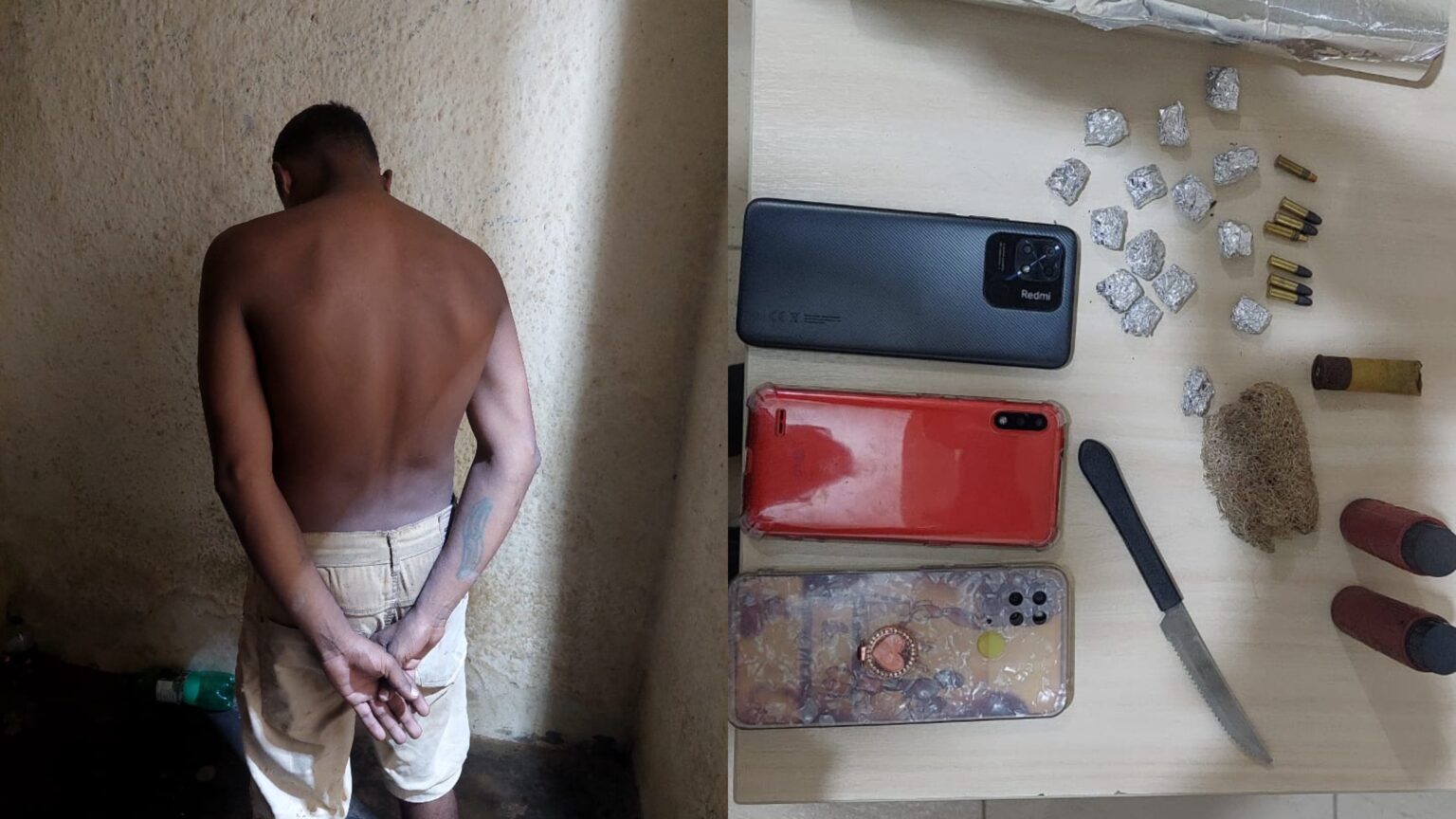 PM prende homem que mantinha curiós engaiolados em Itupiranga