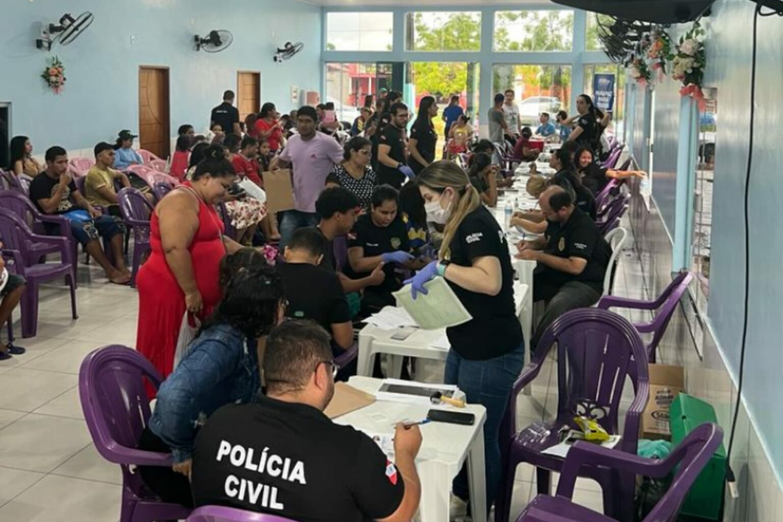 PC realiza emissão de documentos, orientação jurídica e ações de saúde em Marabá