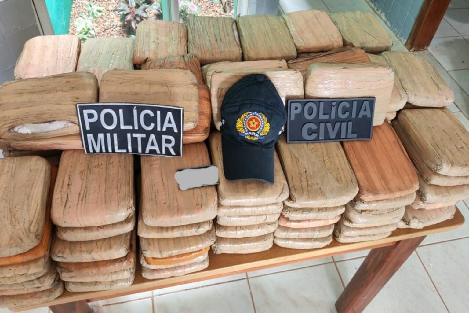 Operação conjunta apreende 75 kg de drogas em Pacajá
