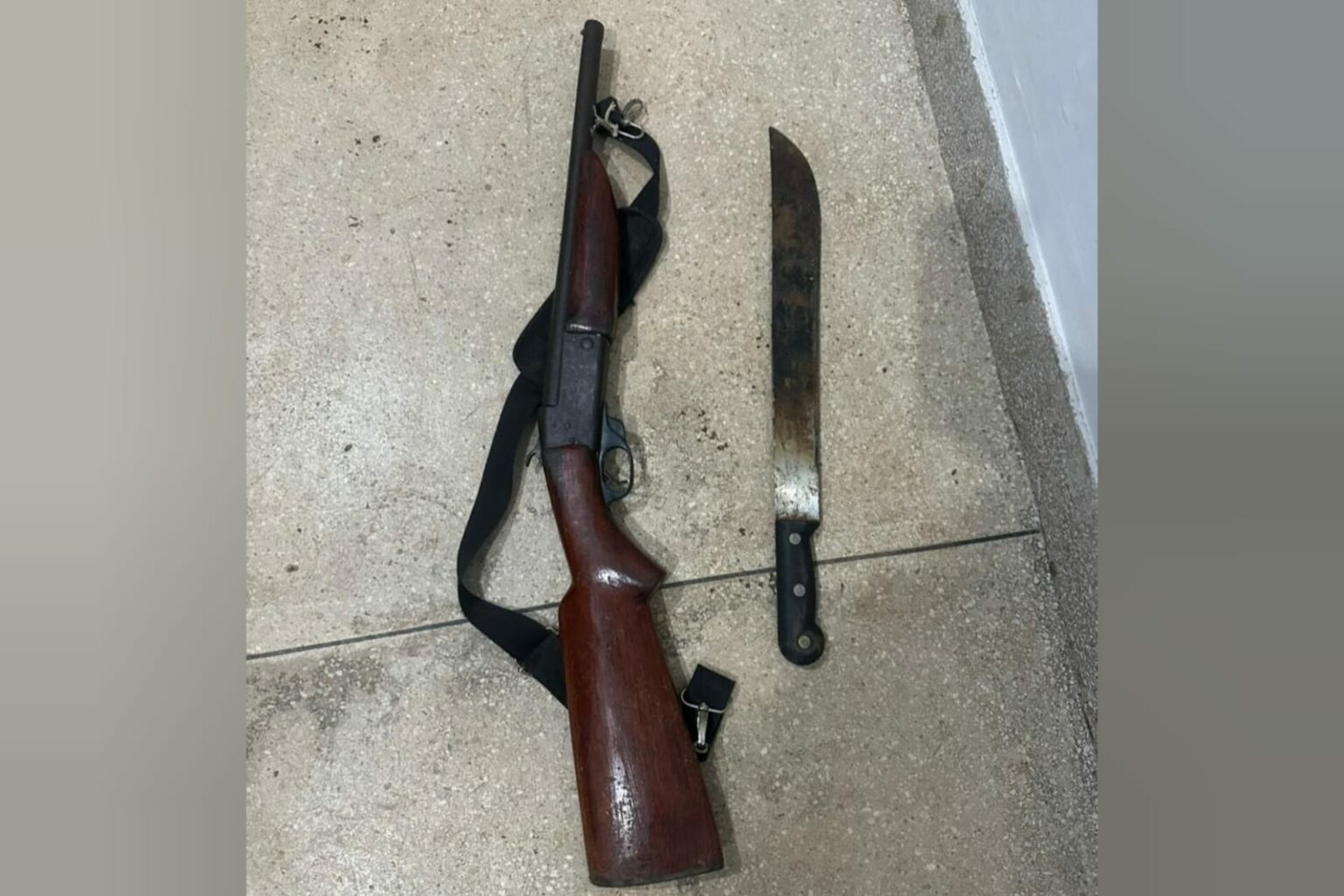 PM prende suspeito de agredir companheira com facão no Pará