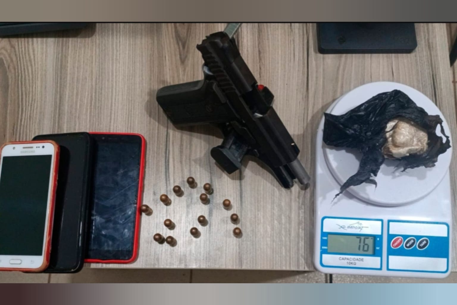Integrante de facção criminosa é preso com drogas e arma em São Félix do Xingu
