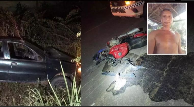 Motociclista morre ao ser atingido por carro de passeio, em Tucuruí