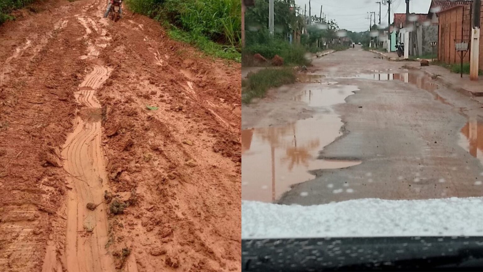 Vídeo: más condições de ruas e vicinais em Itupiranga causam acidentes