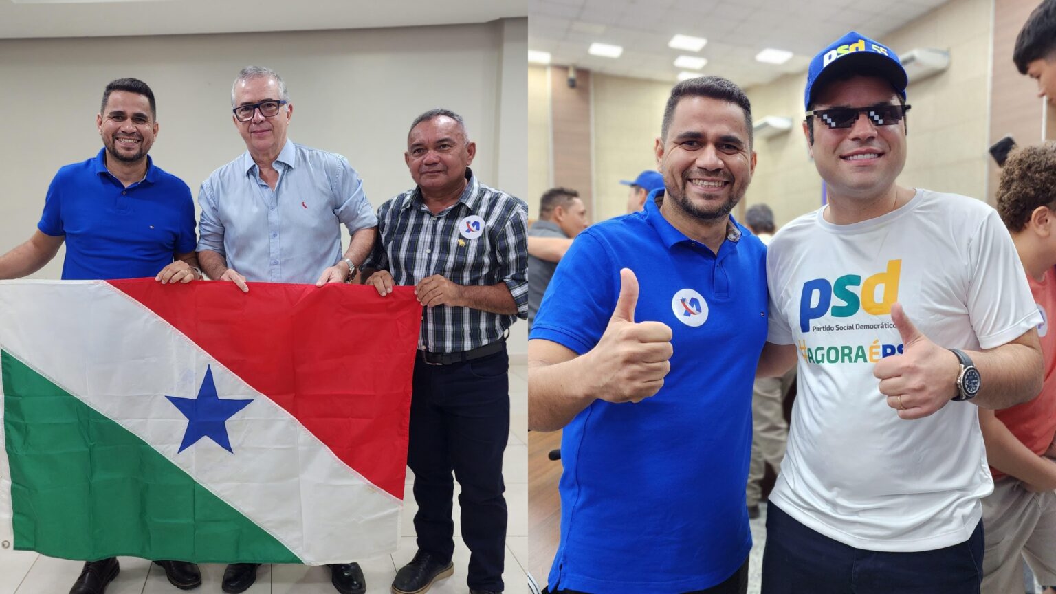 Wagno Godoy recebe apoios de Joaquim Passarinho e Gustavo Sefer para as Eleições 2024