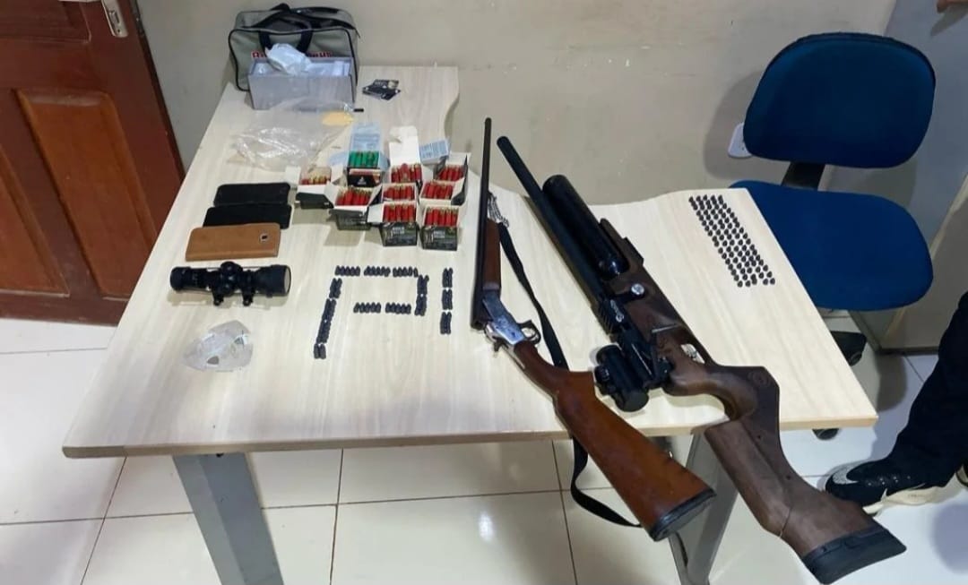 PM apreende armas e munições com uruguaio no interior do Pará