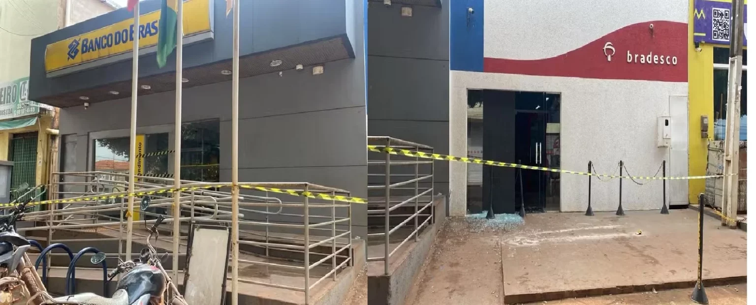 Criminosos assaltam duas agências bancárias no Maranhão