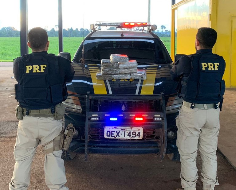 PRF apreende mais de 16 kg de maconha durante fiscalização no Pará