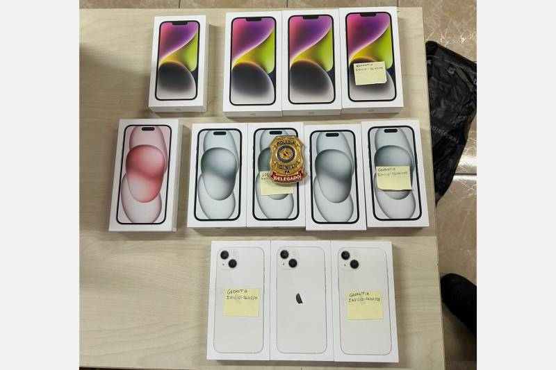 PC apreende 13 celulares falsificados em loja de shopping no Pará