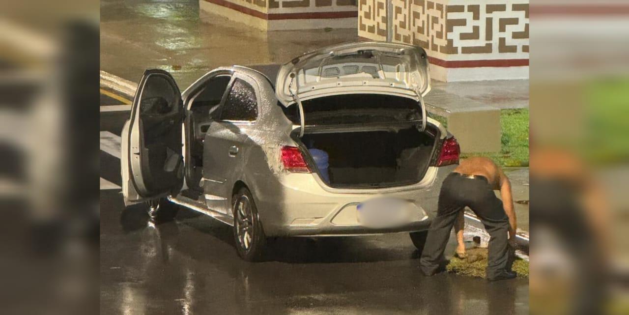 Sargento da Aeronáutica é preso por furtar grama de praça no Pará