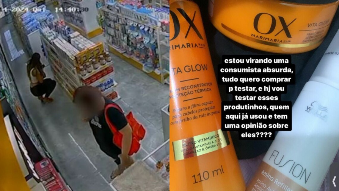 Influencer é presa por furtar mais de R$ 3 mil em cosméticos de farmácias no Pará