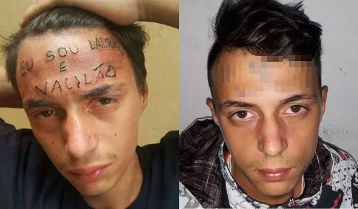 Jovem que teve testa tatuada com 'eu sou ladrão e vacilão' é preso novamente por roubo