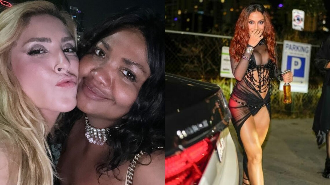 Manu Bahtidão e Gaby Amarantos participam da festa de Anitta em Miam