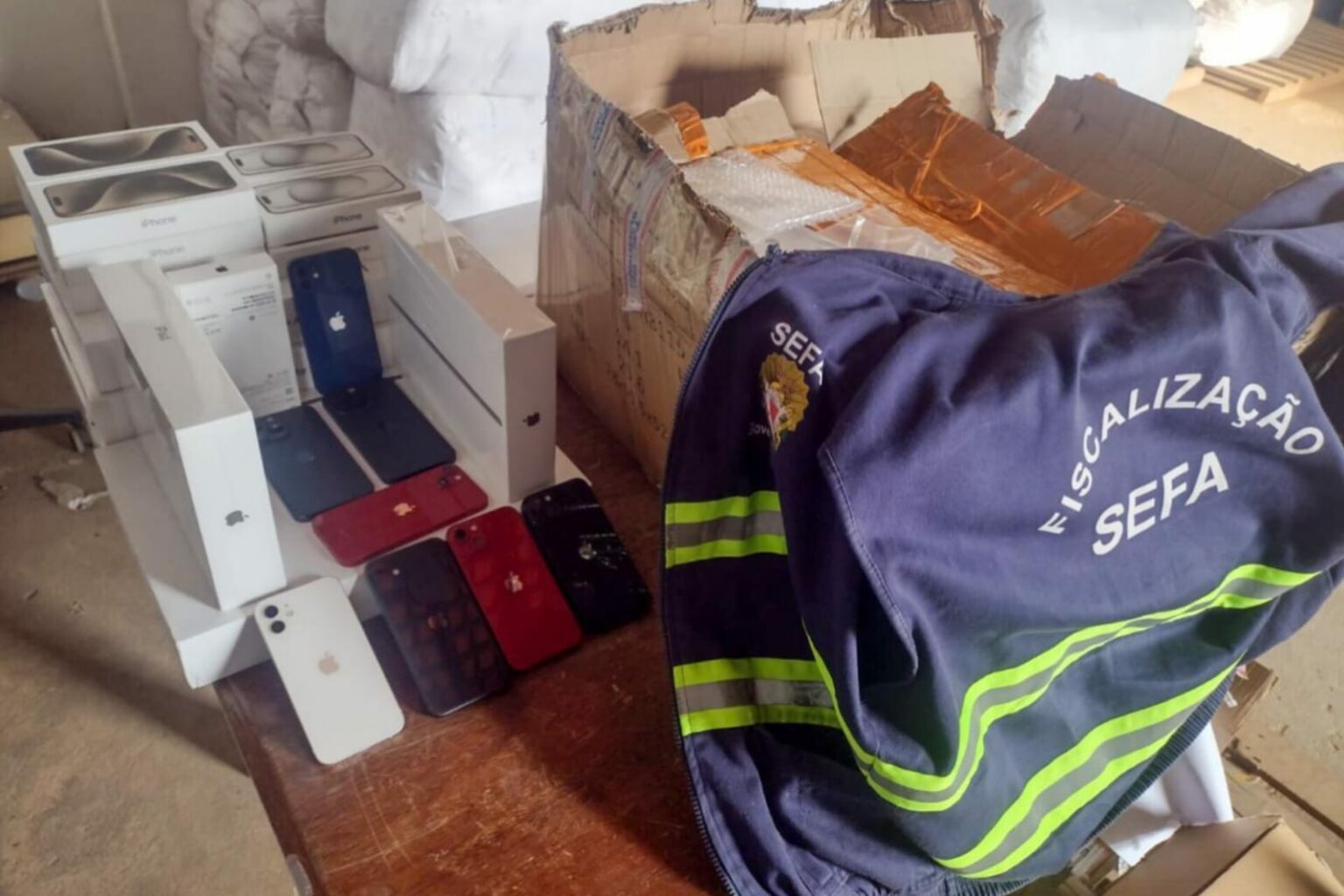 Sefa apreende 126 celulares e equipamentos eletrônicos em Dom Eliseu