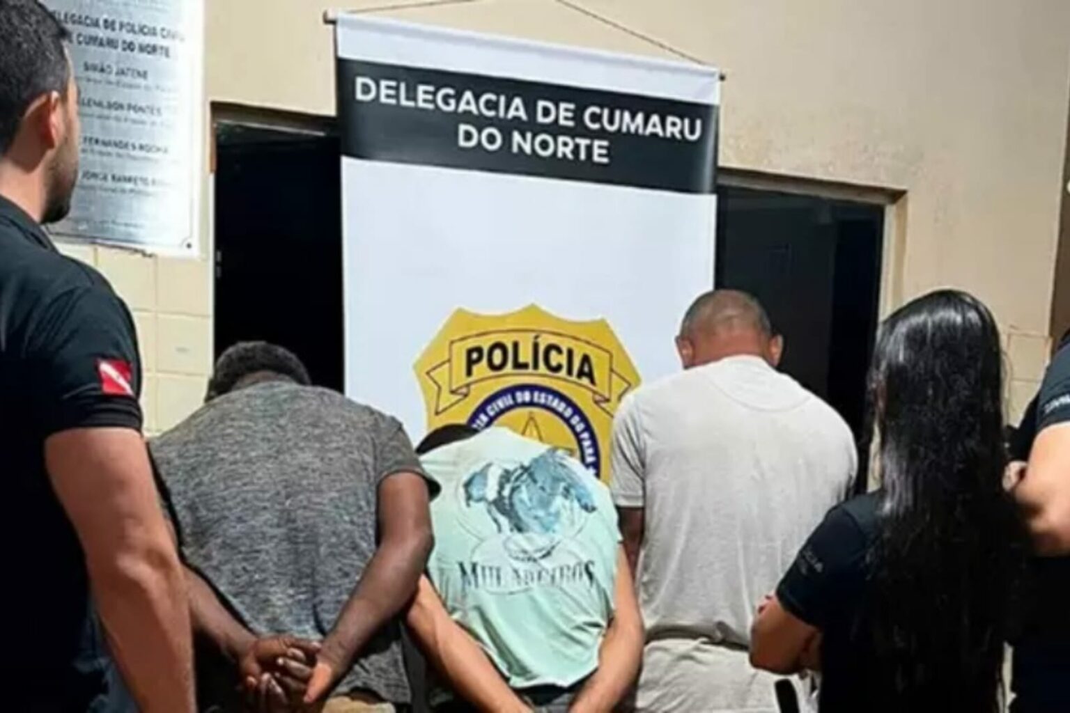 Trio suspeito de amarrar e matar homem é preso no Pará