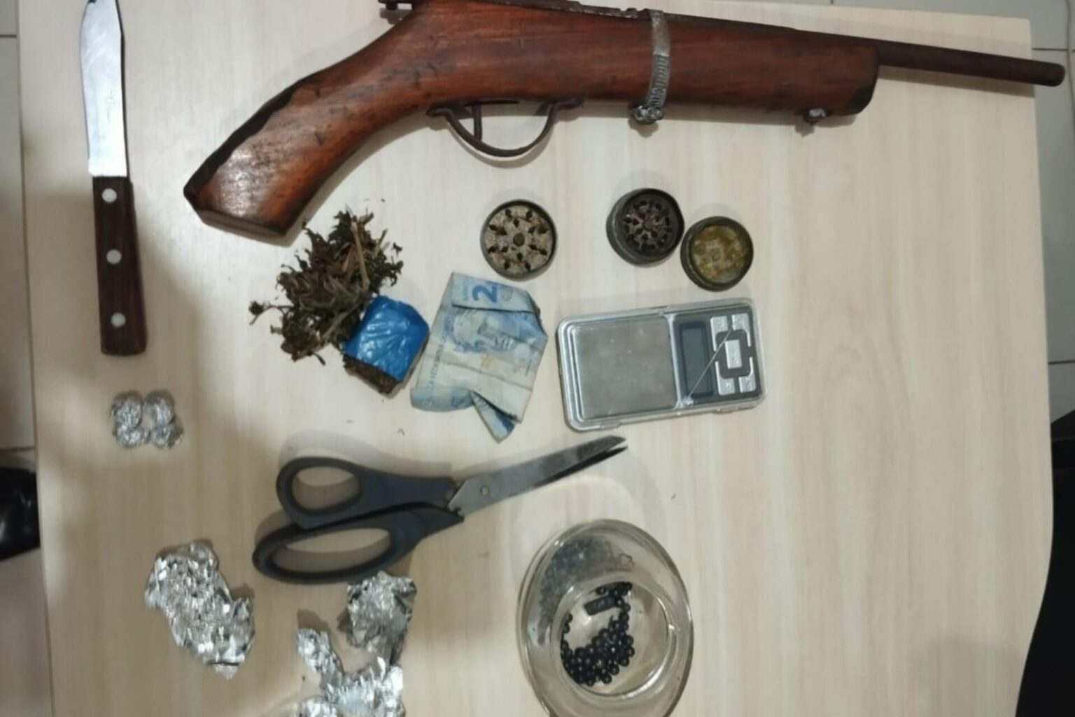 PM desarticula ponto de tráfico de drogas em Jacundá
