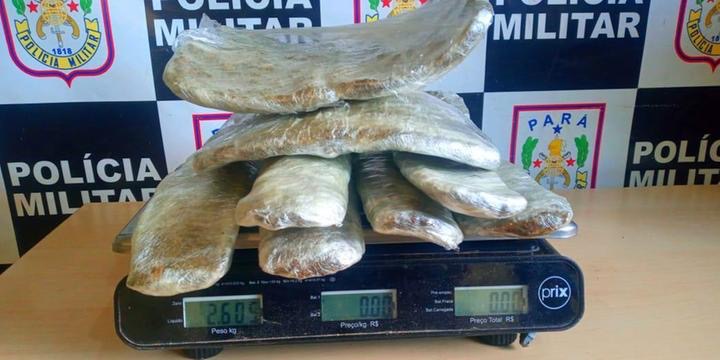 PM prende homem que escondeu drogas nas pernas, no oeste do Pará
