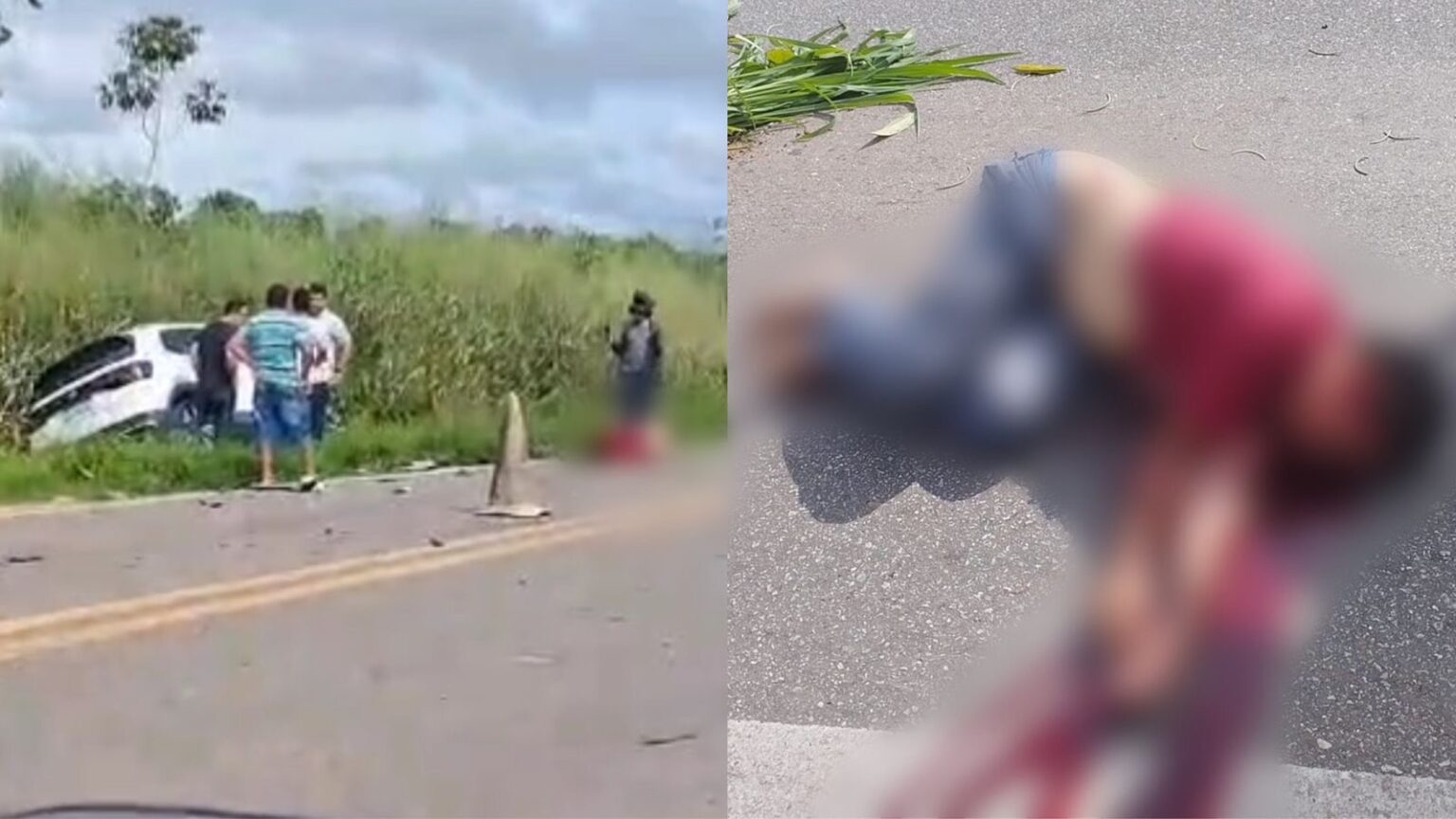 Acidente entre carro e motocicleta deixa um morto na BR-230 em São João do Araguaia