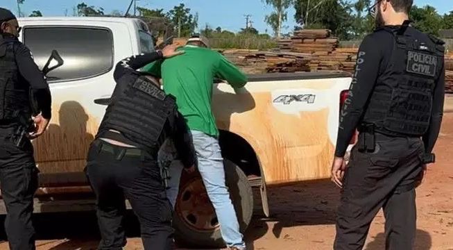 Madeireiro é preso pela PC suspeito de crimes ambientais em Altamira