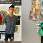 Polícia Civil prende dupla suspeita de tráfico de drogas em Marabá