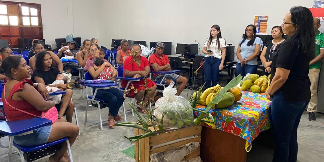 100 famílias recebem cestas com frutas e verduras em Marabá