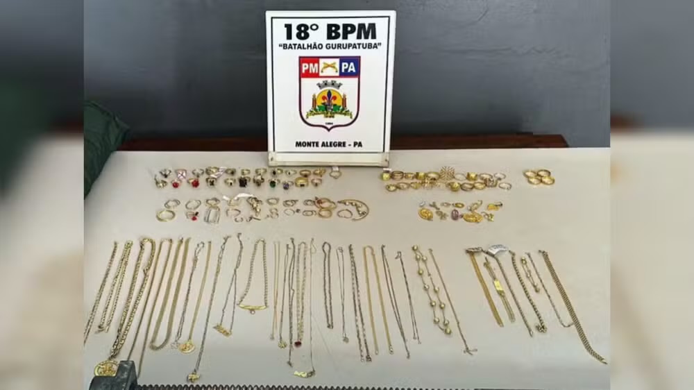 Homem é preso após invadir casa do próprio irmão e furtar joias de ouro no Pará