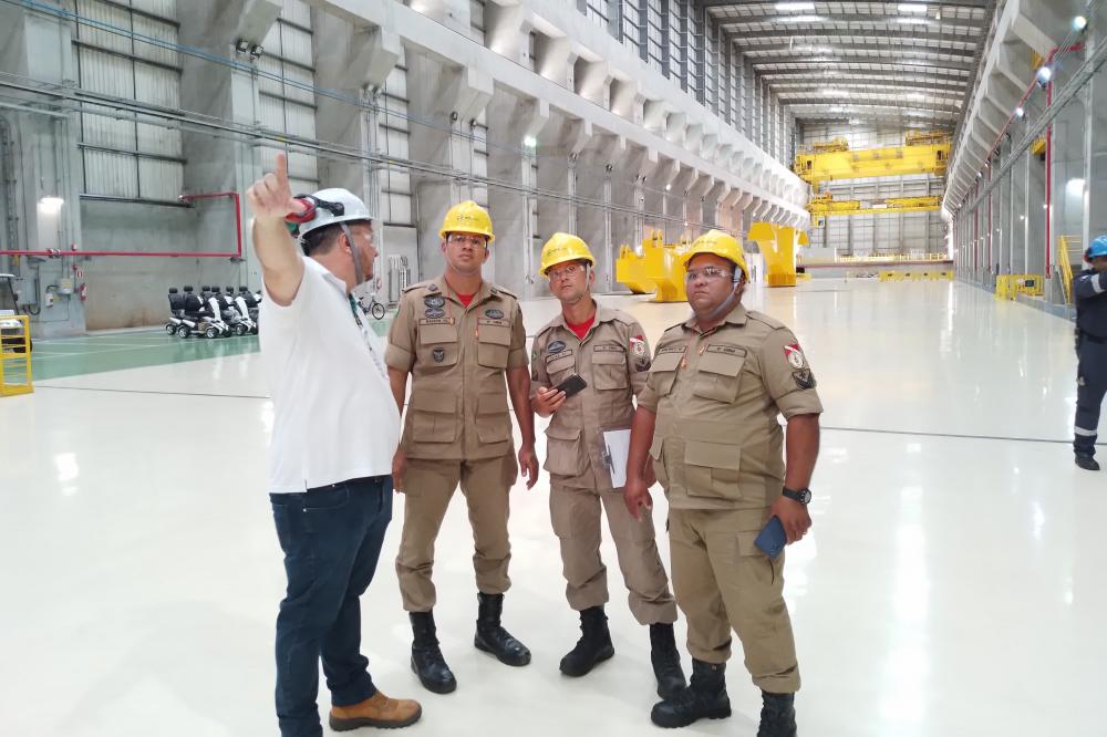 Bombeiros realizam vistoria técnica na Usina Hidrelétrica de Belo Monte