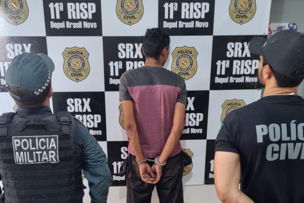 Polícia prende suspeito de tráfico de drogas em flagrante em Brasil Novo