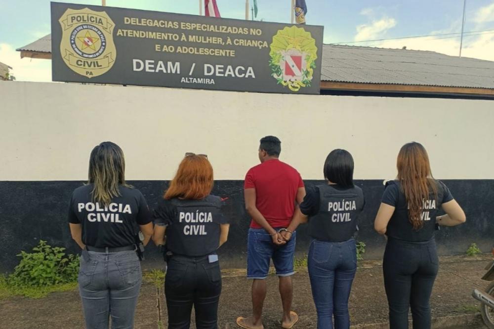 Polícia Civil cumpre mandado de prisão por estupro de vulnerável em Altamira