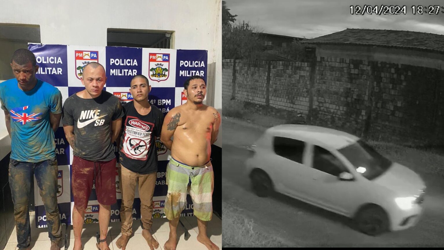 VÍDEO: PM prende quadrilha que assaltou estabelecimento em Marabá