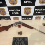 Homem é preso com arma de fogo dentro de casa em Conceição do Araguaia