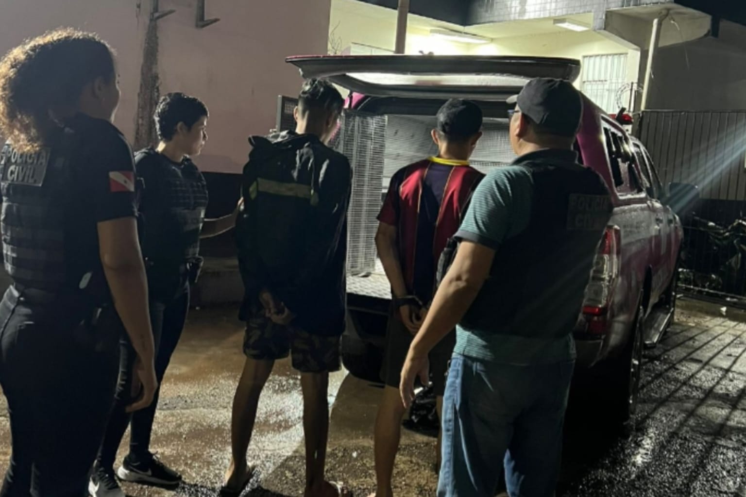 Dupla é presa em flagrante por estupro coletivo no Pará