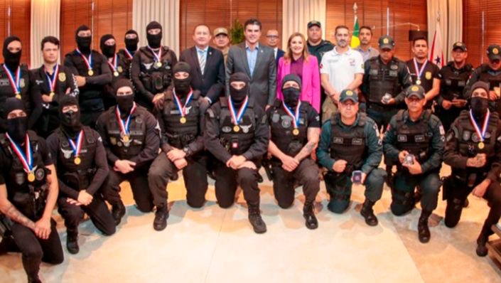 Governo do Pará homenageia policiais pela maior apreensão de drogas da história