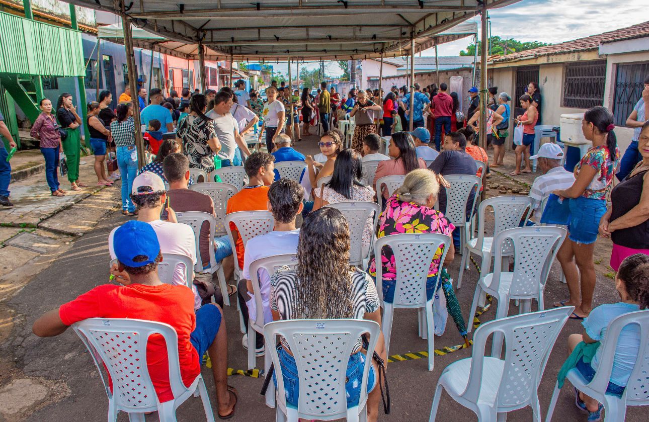 Bairro do Mangal é contemplado com ação itinerante que leva serviços gratuitos à população em Tucuruí