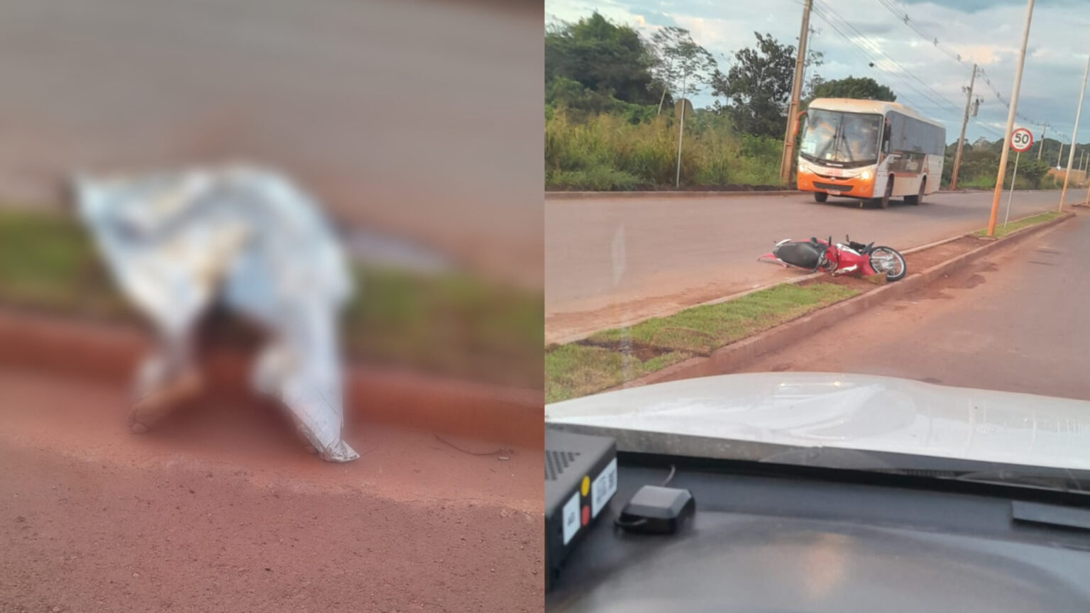 Motociclista morre após cair em via pública em Canaã dos Carajás