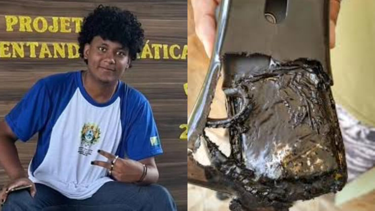 Jovem de 19 anos morre após celular explodir enquanto carregava