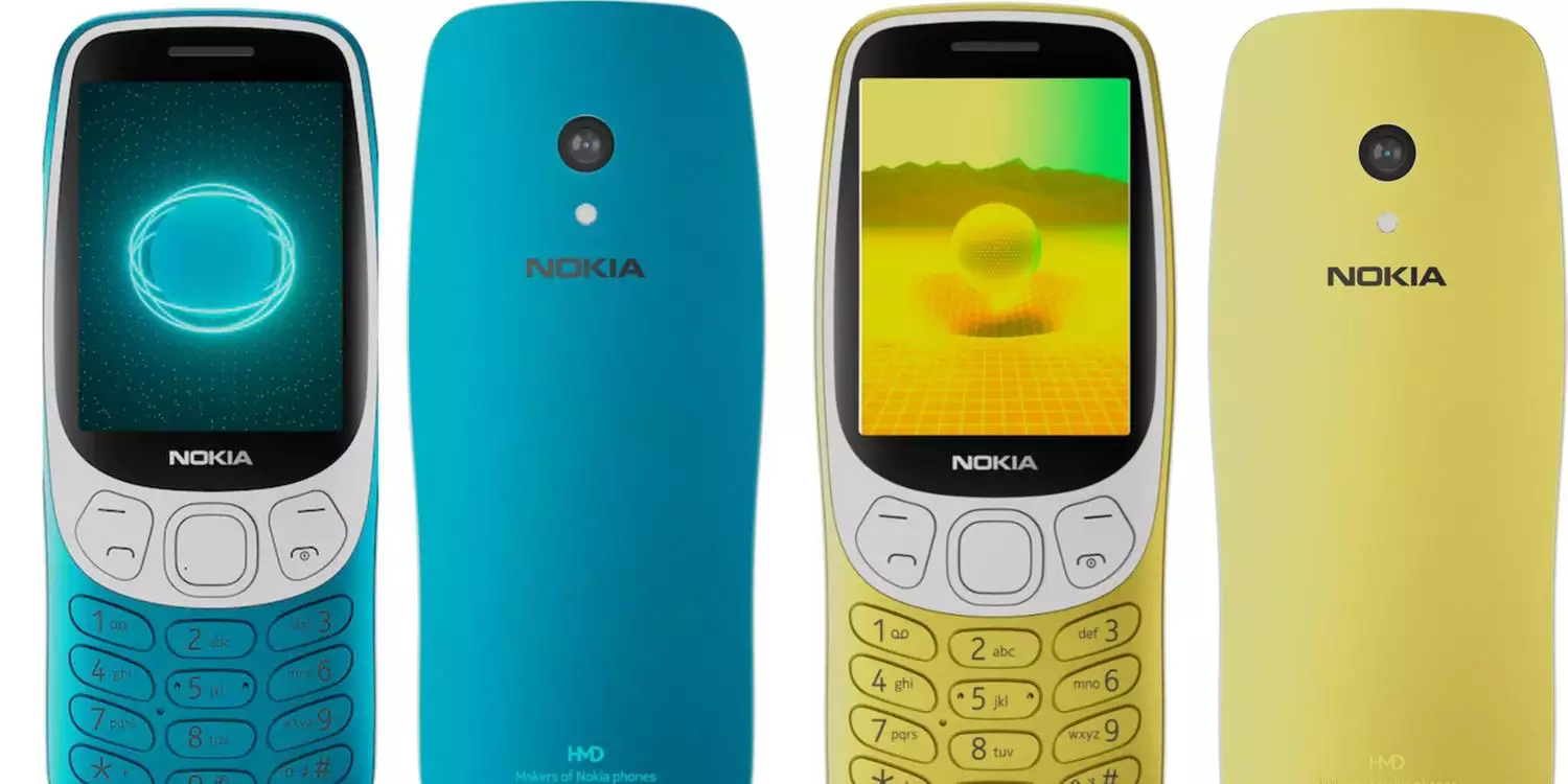Nokia revive aparelhos ‘tijolões’ de 25 anos atrás