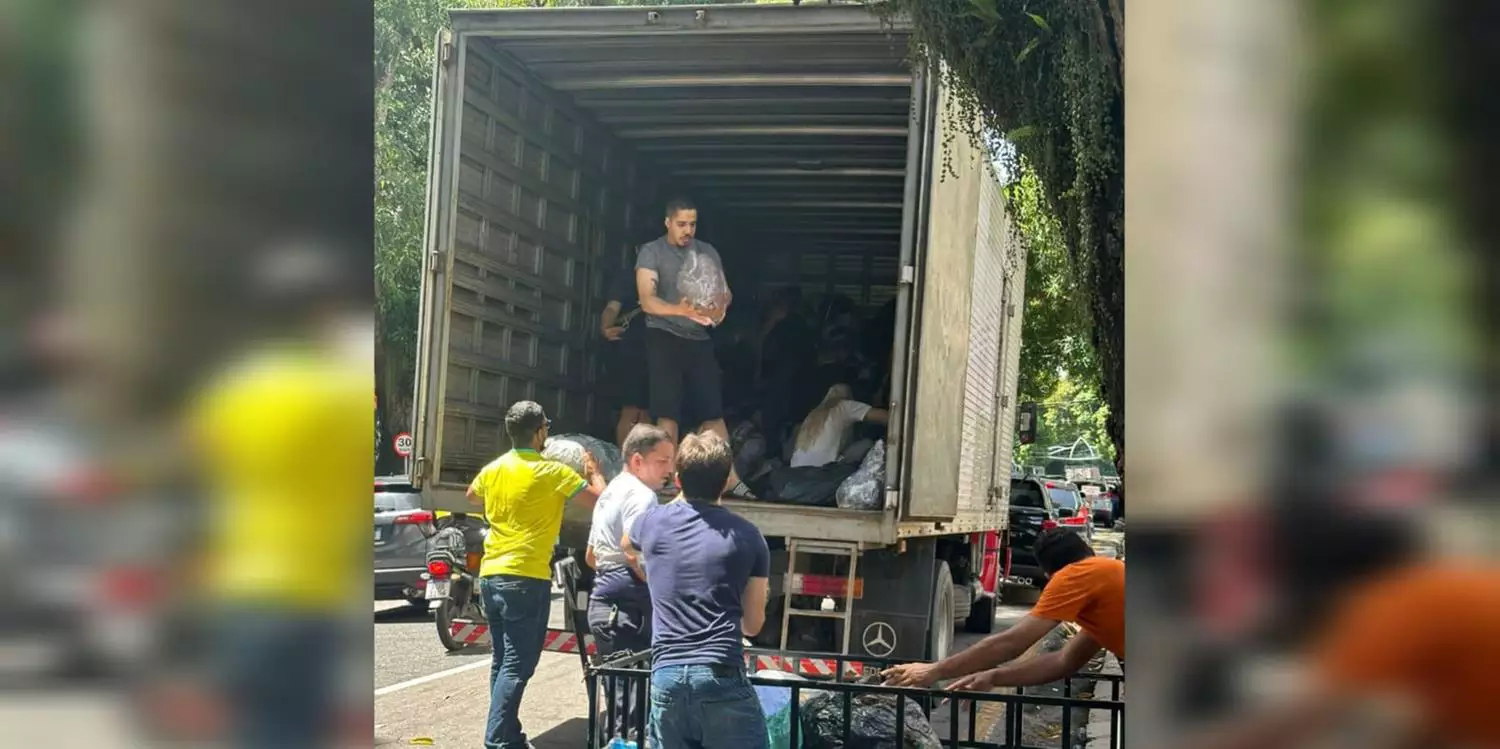Pará repassa 374 toneladas de donativos ao RS