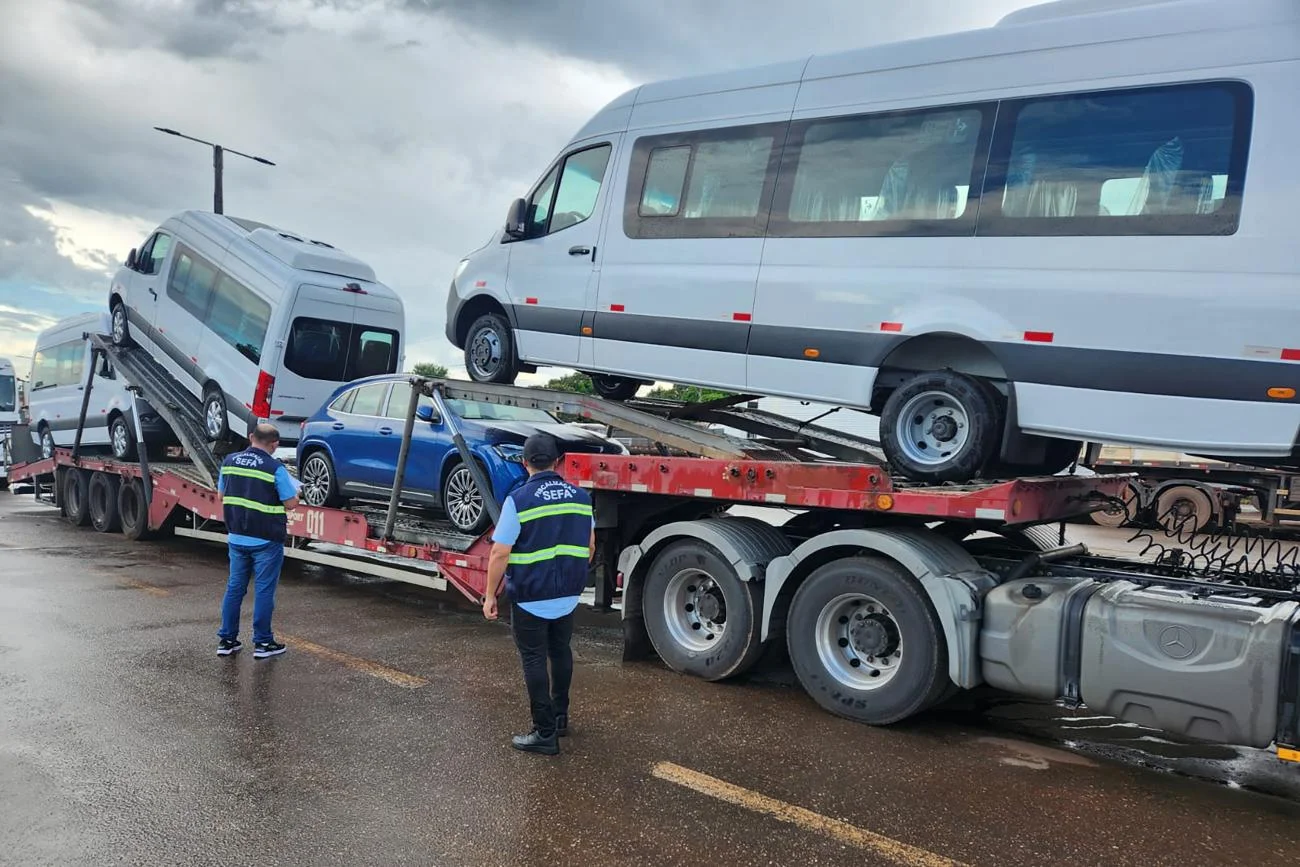 Sefa apreende três vans de mais um milhão de reais no Pará
