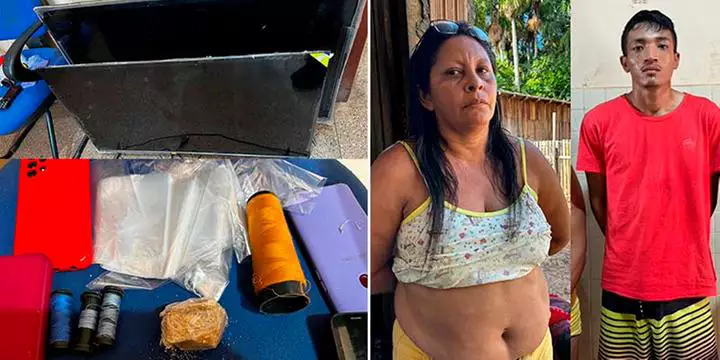 Casal é preso em flagrante por tráfico de drogas no Pará