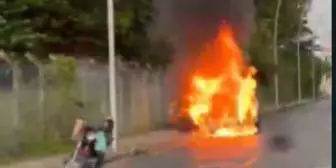 Vídeo: carro da Equatorial Energia pegou fogo no Pará