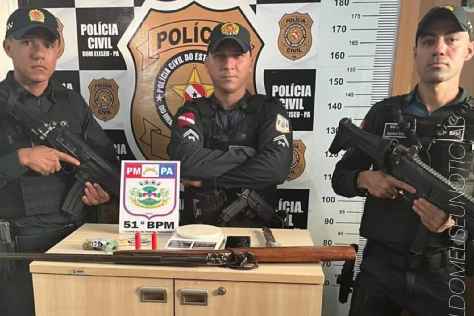 PM prende ladrão e traficante em Dom Eliseu