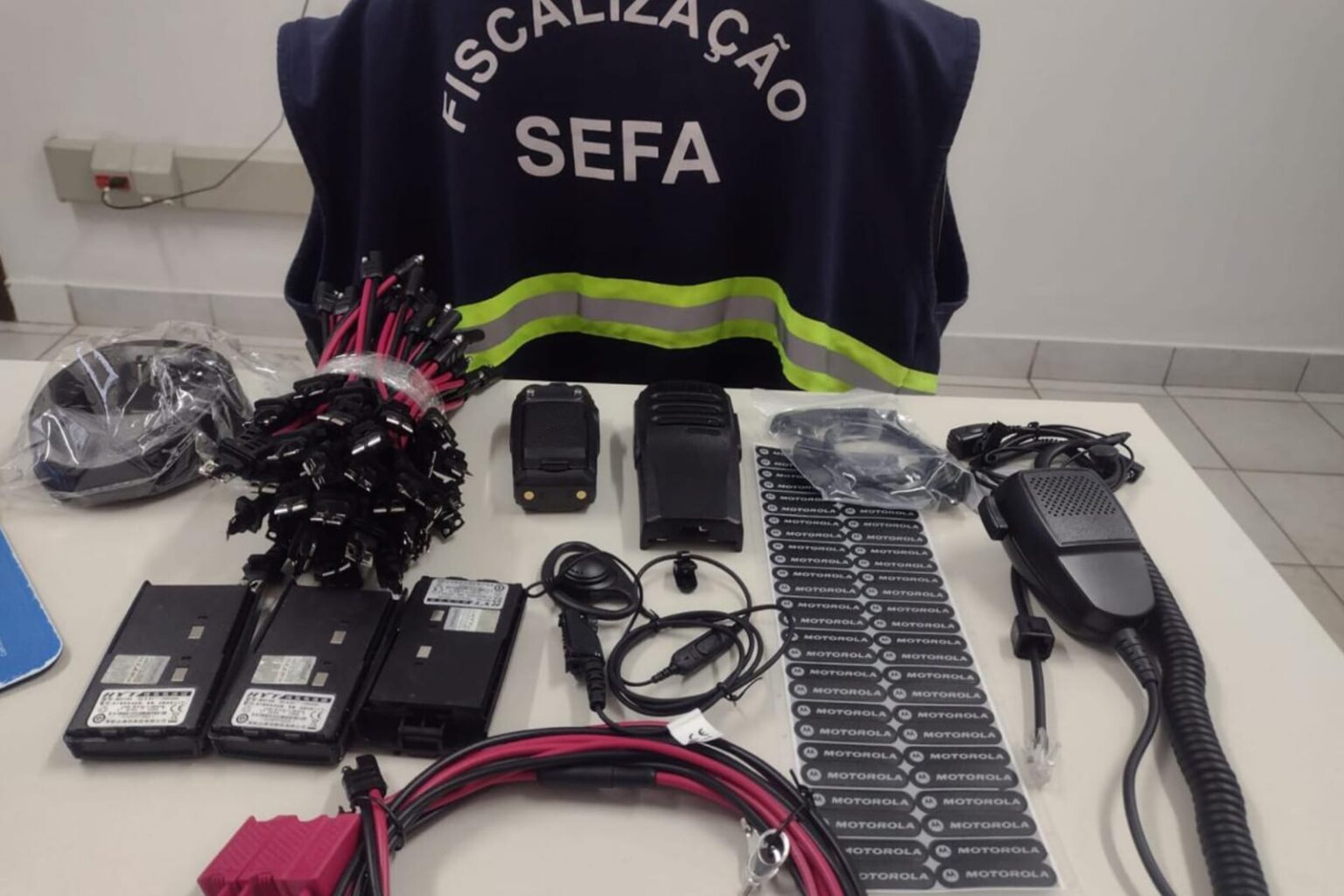Sefa apreende equipamentos de comunicação em Dom Eliseu