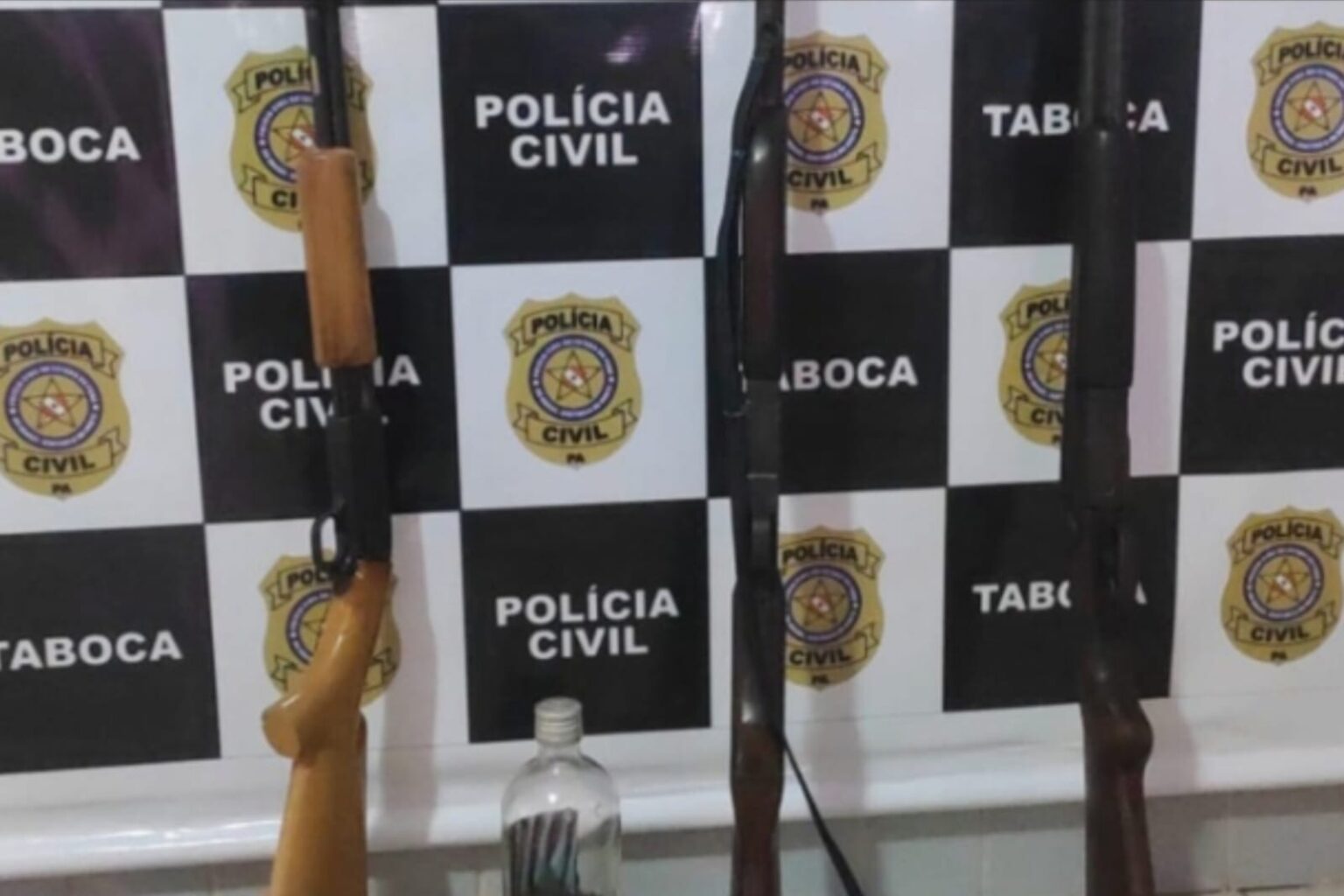 Homem é preso com três espingardas em São Félix do Xingu