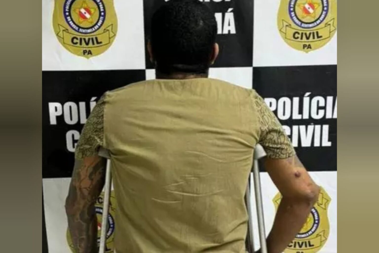 Homem com deficiência é preso por roubo e extorsão no Pará