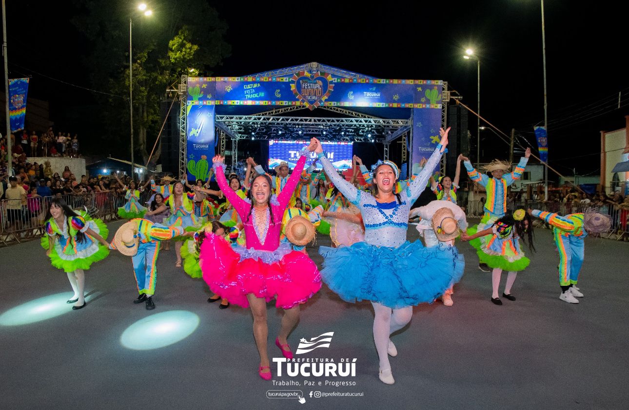 33º Festival do Folclore Junino de Tucuruí acontece nas Escadarias da Santo Antônio
