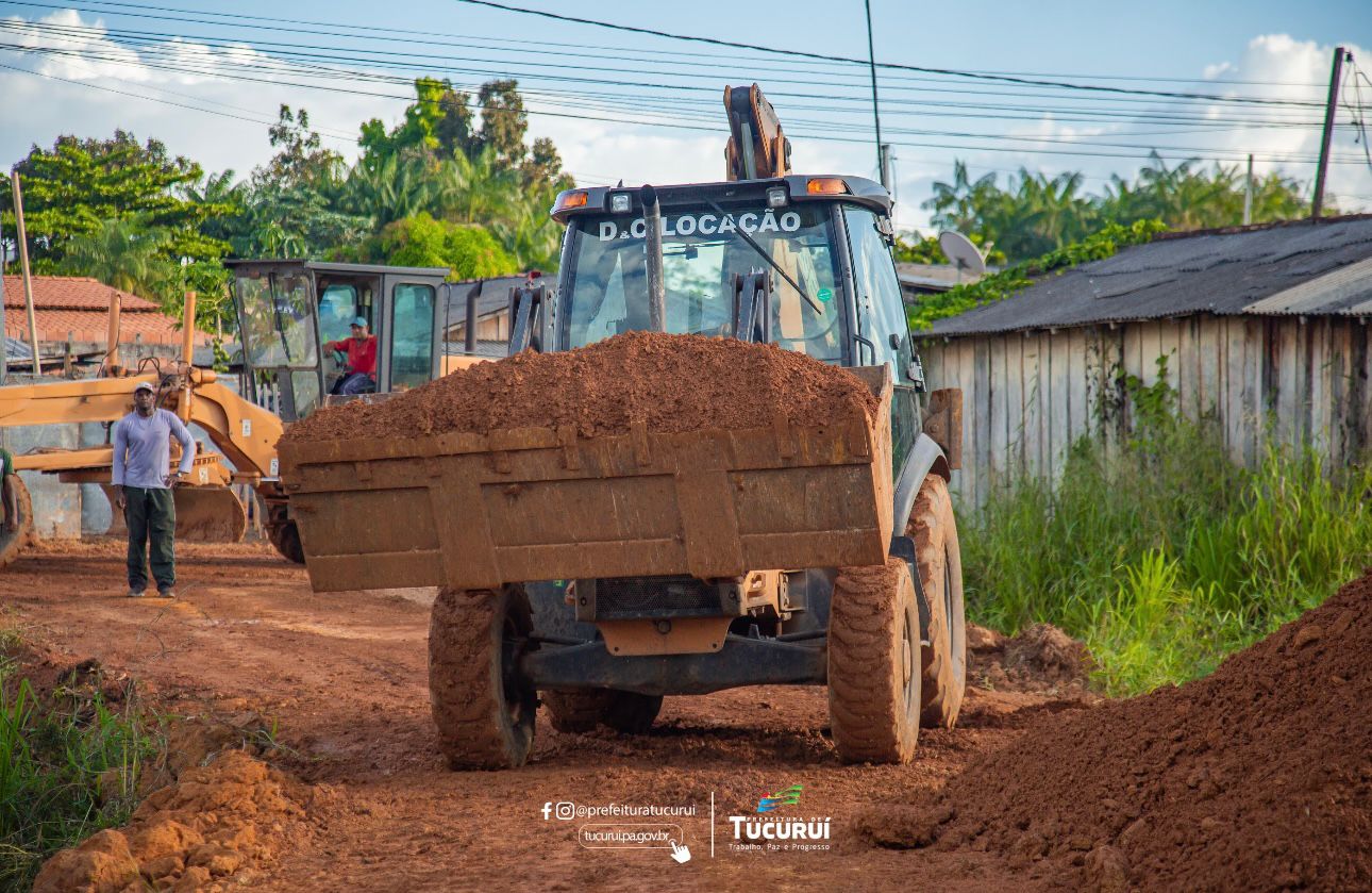 Prefeitura de Tucuruí avança com pacote de obras no Bairro Santa Isabel