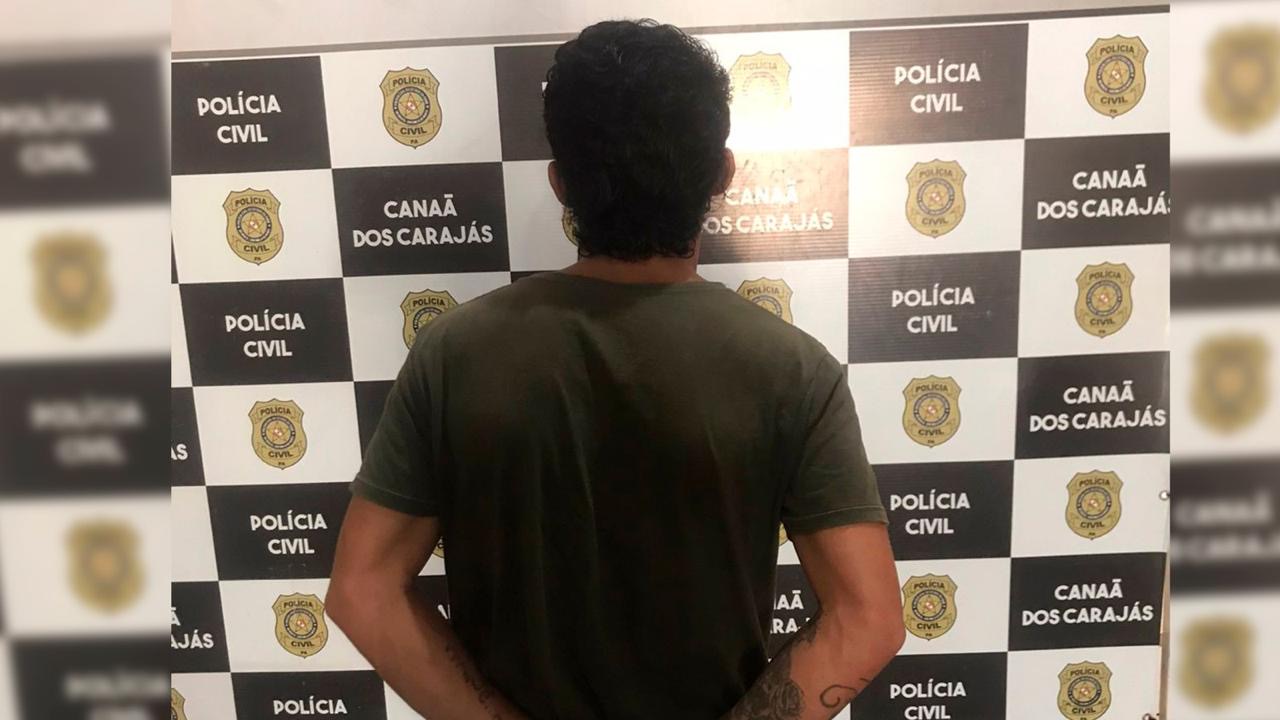 Homem é preso acusado de violência doméstica em Canaã dos Carajás