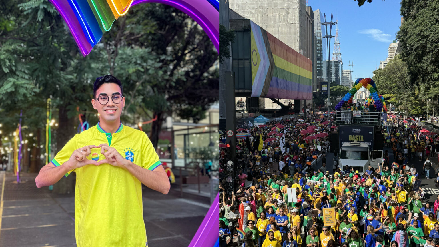 Presidente do Grupo Atitude representa Marabá na 28ª Parada LGBT+ de São Paulo
